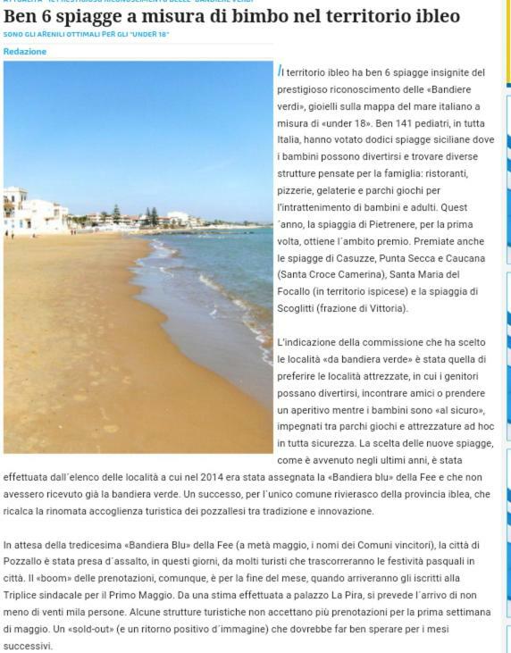 A Pozzallo Vicino Al Mare Βίλα Εξωτερικό φωτογραφία